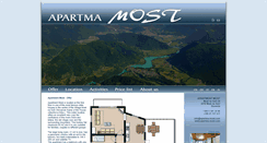 Desktop Screenshot of apartma-most.com